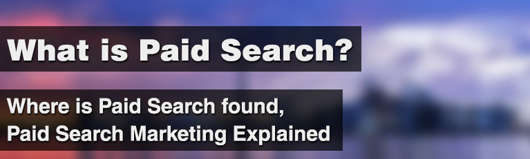 What is Paid Search